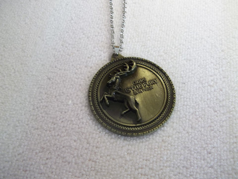 Game of Thrones Stag Pendant Necklace (N1147)